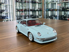 GT Spirit Porsche 911 993 GT 1996 1:18 Light Blue Resin Model - detailed collector display model