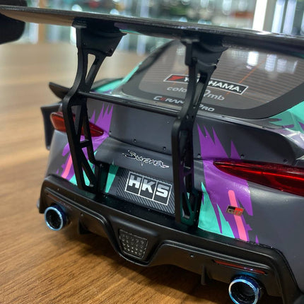 GT Spirit Toyota GR Supra A90 Tuned By HKS 1:18 Resin Model HKS Livery - showroom-quality model replica