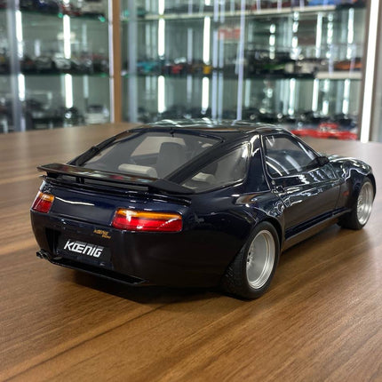 GT Spirit Porsche Koenig Specials 928 S Coupe 1981 1:18 Midnight Blue Resin Model - fine detailed model replica