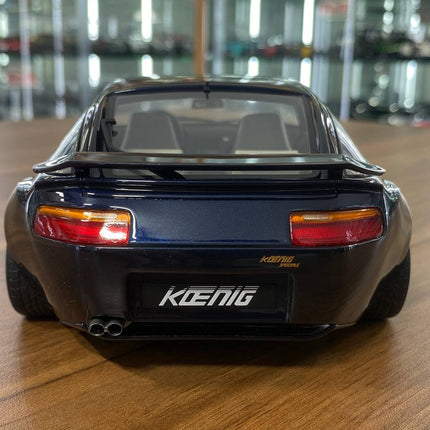 GT Spirit Porsche Koenig Specials 928 S Coupe 1981 1:18 Midnight Blue Resin Model - premium collector scale model