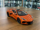 GT Spirit 1/18 Chevrolet Corvette C8 2021 Orange Resin Model Limited 999 Pcs - detailed collector display model
