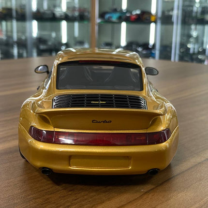 GT Spirit 1:18 Porsche 911 (993) Turbo S 2018 Project Gold Resin Model - premium collector scale model