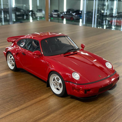 GT Spirit Porsche 911 964 Turbo S 1994 1:18 Diecast Model Car Red - detailed collector display model