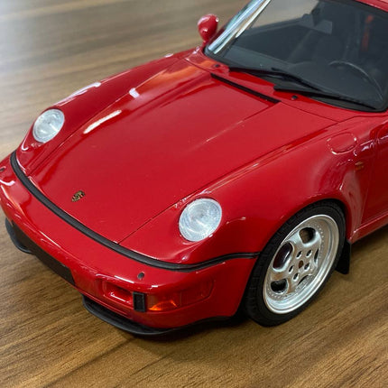 GT Spirit Porsche 911 964 Turbo S 1994 1:18 Diecast Model Car Red - scale model for display