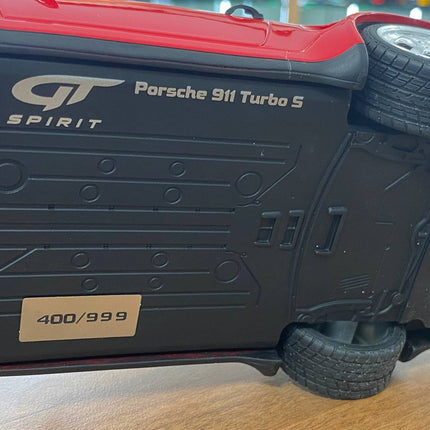 GT Spirit Porsche 911 964 Turbo S 1994 1:18 Diecast Model Car Red - collector edition scale model