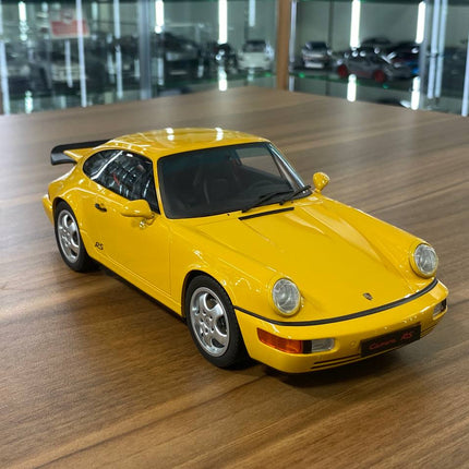 1/18 Resin GT Spirit PORSCHE 911 (964) Carrera RS America 1993 Yellow Limited 999 pcs - detailed collector display model
