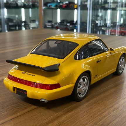 1/18 Resin GT Spirit PORSCHE 911 (964) Carrera RS America 1993 Yellow Limited 999 pcs - fine detailed model replica