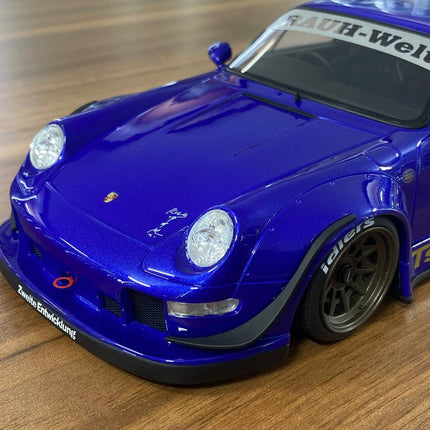 1/18 Resin GT Spirit Porsche 911 (993) RWB Tsubaki 2019 Blue Limited 1400 Pcs - scale model for display