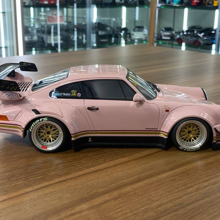 GT Spirit 1:18 Porsche 911 (964) RWB Body Kit 1992 Pink Resin Model - collectible scale model car