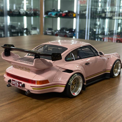 GT Spirit 1:18 Porsche 911 (964) RWB Body Kit 1992 Pink Resin Model - fine detailed model replica