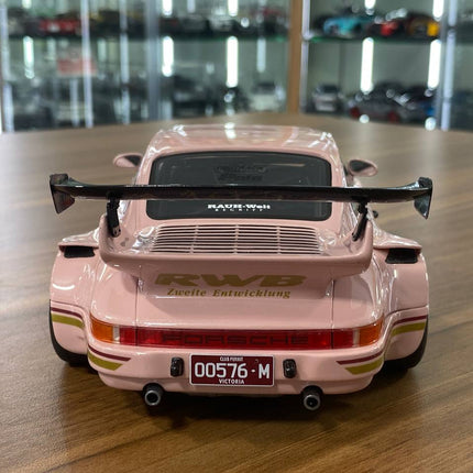 GT Spirit 1:18 Porsche 911 (964) RWB Body Kit 1992 Pink Resin Model - premium collector scale model