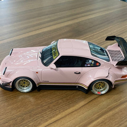GT Spirit 1:18 Porsche 911 (964) RWB Body Kit 1992 Pink Resin Model - scale model for display