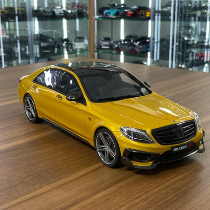 GT Spirit 1:18 Mercedes-Benz S65 BRABUS Rocket 900 Gold Resin Model Car - detailed collector display model
