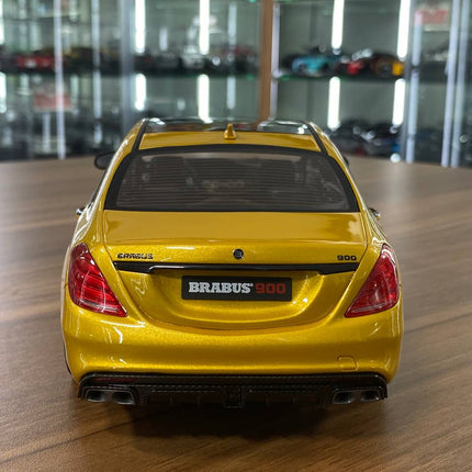 GT Spirit 1:18 Mercedes-Benz S65 BRABUS Rocket 900 Gold Resin Model Car - premium collector scale model