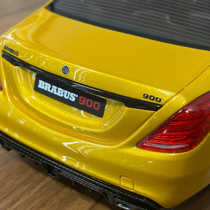 GT Spirit 1:18 Mercedes-Benz S65 BRABUS Rocket 900 Gold Resin Model Car - showroom-quality model replica