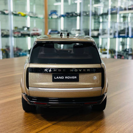 LCD Model Land Rover Range Rover 2022 Gold 1:18 Diecast Model Car - fine detailed model replica