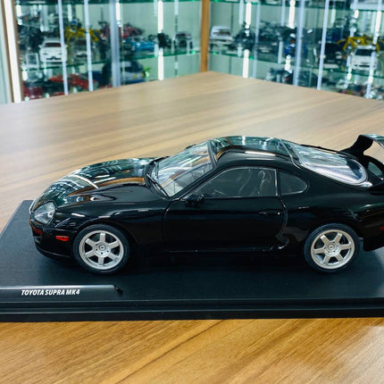 Solido 1:18 Toyota Supra MK4 (A80) 1993 Diecast Model Astral Black - detailed die-cast style model