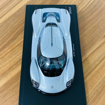 GT Spirit 1/18 Porsche 911 Speedster 2019 Meissen Blue Resin Model - premium collector scale model