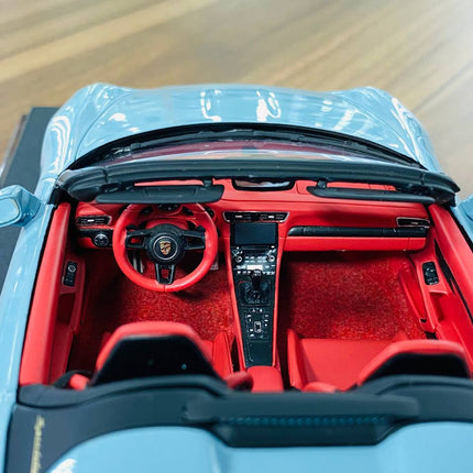 GT Spirit 1/18 Porsche 911 Speedster 2019 Meissen Blue Resin Model - collector edition scale model
