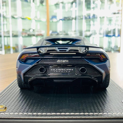 MR Collection Lamborghini Huracan TECNICA 1/18 Blue Resin Limited Edition 1 of 1 - premium collector scale model