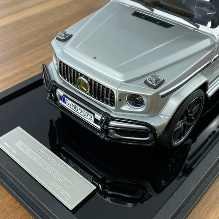 Motor Helix Mercedes-Benz AMG G63 2019 1:18 Resin Model Matt Silver - collector edition scale model