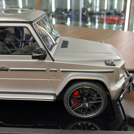 Motor Helix Mercedes-Benz AMG G63 2019 1:18 Resin Model Matt Silver - showroom-quality model replica