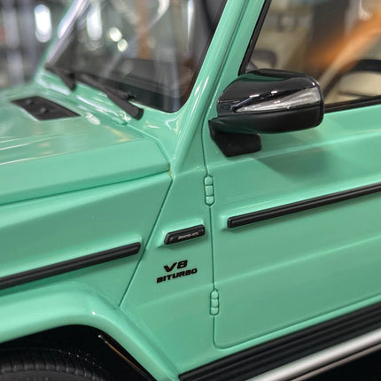 Motor Helix 1/18 Mercedes Benz AMG G63 2019 Tiffany Blue Resin Model - hand-finished display model