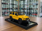 Motor Helix Mercedes Benz AMG G63 2019 1/18 Yellow Resin Model - detailed collector display model