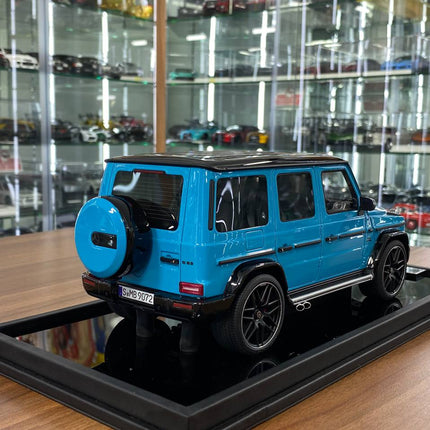 Motor Helix Mercedes-Benz AMG G63 2019 1/18 Resin Model Baby Blue - fine detailed model replica