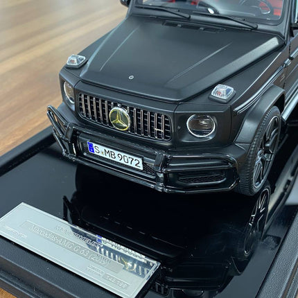 Motor Helix 1:18 Mercedes-AMG G63 2019 Matt Black Resin Model (199pcs) - detailed die-cast style model