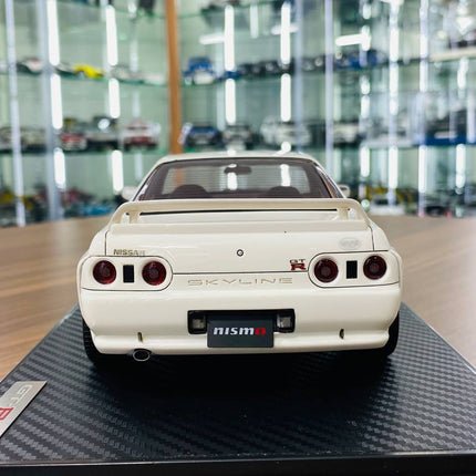 Ignition Model 1:18 Nissan Skyline GT-R R32 1993 White Resin Model - premium collector scale model