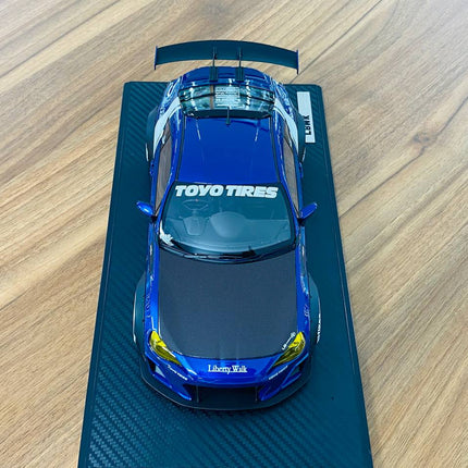 Ignition Model 1/18 Toyota GT86 LBWK Blue Resin Model - collector edition scale model