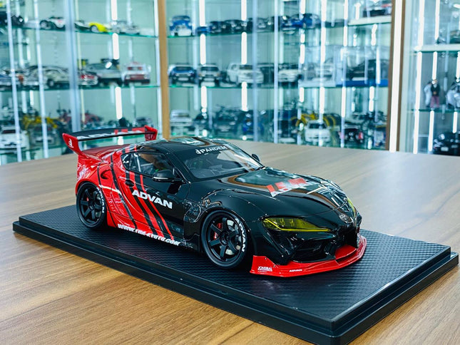 Ignition Model Toyota Supra MK5 Pandem RB 1/18 Resin Model Advan - detailed collector display model
