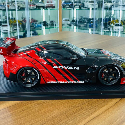 Ignition Model Toyota Supra MK5 Pandem RB 1/18 Resin Model Advan - detailed die-cast style model