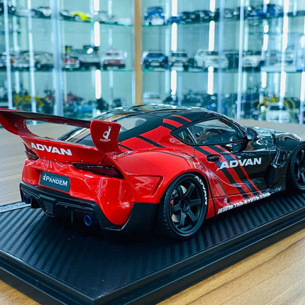 Ignition Model Toyota Supra MK5 Pandem RB 1/18 Resin Model Advan - premium collector scale model