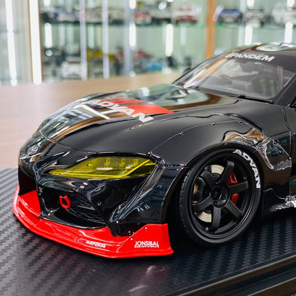 Ignition Model Toyota Supra MK5 Pandem RB 1/18 Resin Model Advan - collectible scale model car