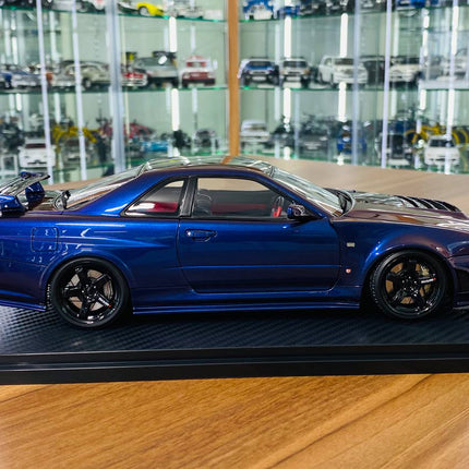 Ignition Model Nissan Skyline GT-R R34 Z-Tune 1/18 Resin Violet - collectible scale model car