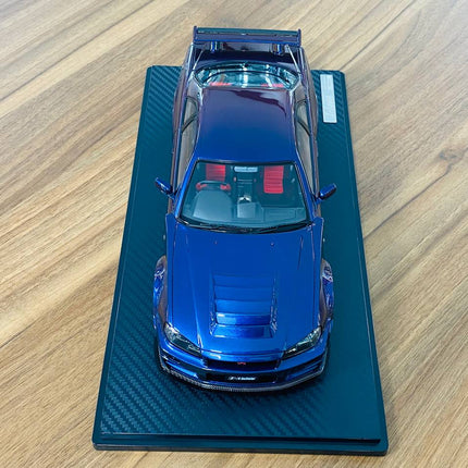 Ignition Model Nissan Skyline GT-R R34 Z-Tune 1/18 Resin Violet - collector edition scale model