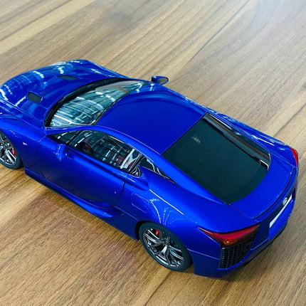 AutoArt Lexus LFA 2010 Blue 1:18 Diecast Model Car - detailed die-cast style model