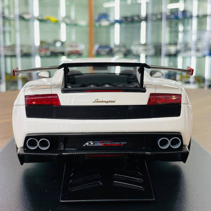 AutoArt Lamborghini Gallardo LP570 Supertrofeo Stradale White 1:18 Diecast Model Car - premium collector scale model