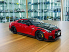 AutoArt Nissan GT-R R35 Nismo Package Red Carbon 1:18 Diecast Model Car - detailed collector display model