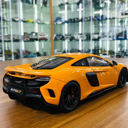 AutoArt McLaren 675LT Orange 1:18 Diecast Model Car - premium collector scale model