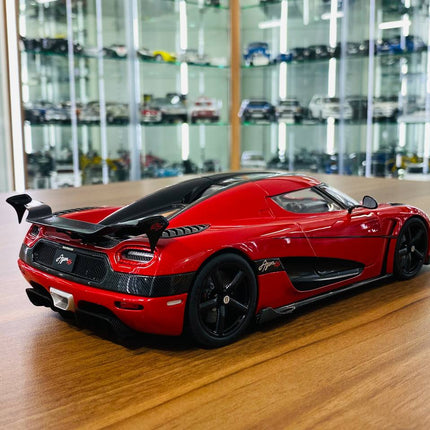 AutoArt Koenigsegg Agera RS Red/Black 1:18 Diecast Model Car - fine detailed model replica