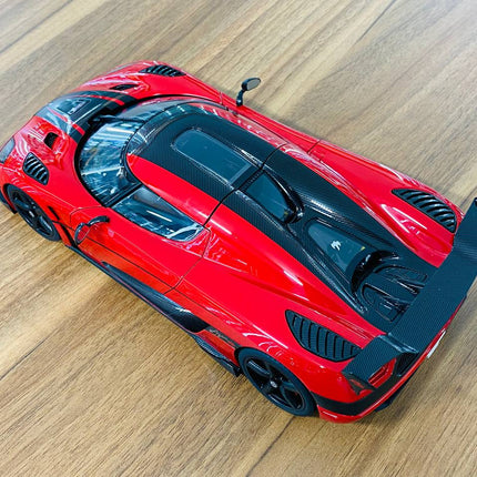 AutoArt Koenigsegg Agera RS Red/Black 1:18 Diecast Model Car - premium collector scale model