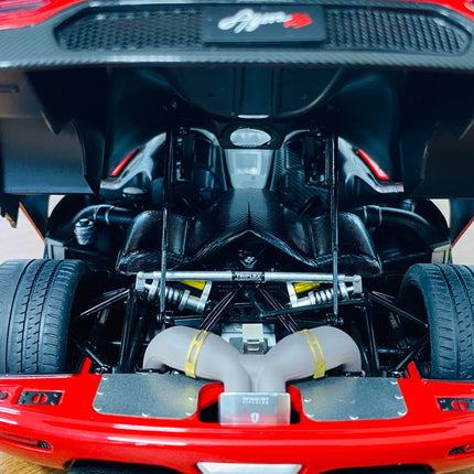 AutoArt Koenigsegg Agera RS Red/Black 1:18 Diecast Model Car - detailed die-cast style model