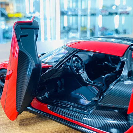 AutoArt Koenigsegg Agera RS Red/Black 1:18 Diecast Model Car - showroom-quality model replica