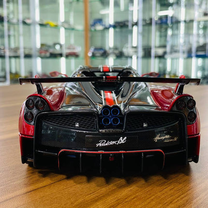 LCD Model Pagani Huayra BC Roadster Red/Black 1:18 Diecast Model Car - premium collector scale model