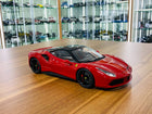 Bburago 1/18 Ferrari 488 GTB Red Signature Series Diecast Model - detailed collector display model
