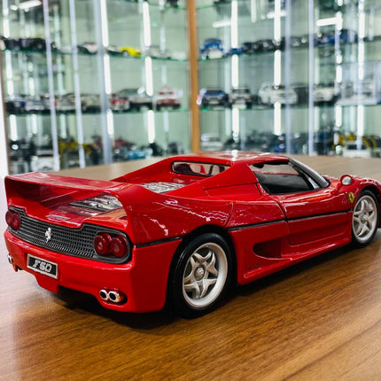 Bburago 1/18 Ferrari F50 Red Diecast Model Car - collector edition scale model