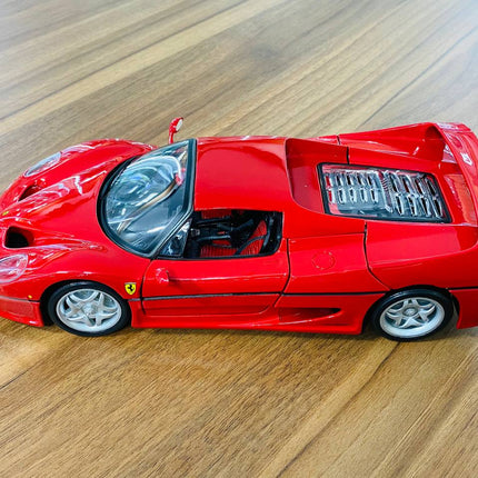 Bburago 1/18 Ferrari F50 Red Diecast Model Car - scale model for display